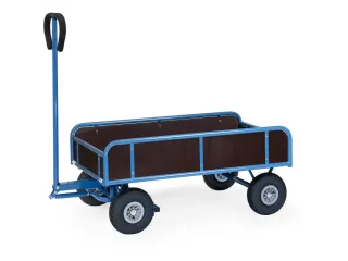 Handtrekwagen 4124L met 4 wanden 1145x645mm Luchtbanden - 1