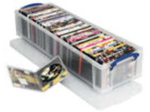 Opbergbox Really Useful 22 liter 800x255x155mm transparant wit