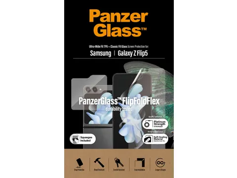PanzerGlass Screen Protectors Samsung Galaxy Z Flip 5G | Glass & Fi