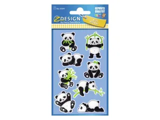 Glossy etiket Z-design Kids pakje a 1 vel panda - 2