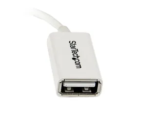 12 cm witte micro-USB naar USB-OTG hostadapter M/F - 3