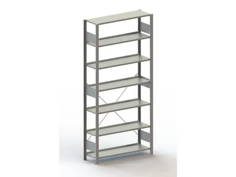 dossierstelling,grondveld,HxBxD 2200x1056x336mm,vaklast 80kg