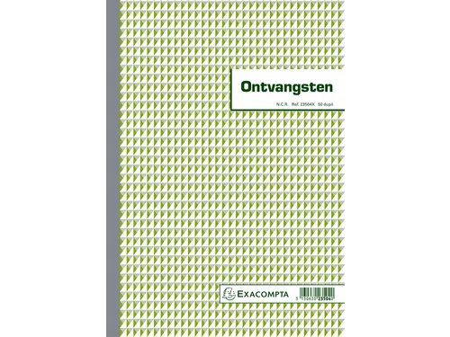 Kasboek Exacompta Manifold ontvangsten dupli 50vel NL