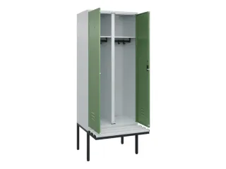 locker voor scheiding van kleding,HxBxD 2120x800x815mm,2vak - 2