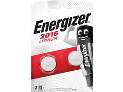knoopcel CR2016, blister van 2 stuks
