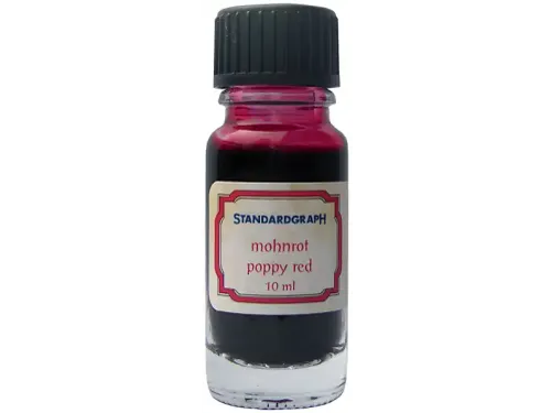 Kalligrafieinkt inkt Standardgraph 10ml papaver rood
