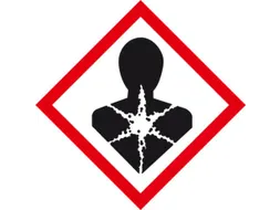 Gevarensymbool Gezondheidsschadelijk Lxb 20X20Mm Vel