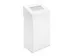 Afvalbak met Pushklep 50 Liter Wit