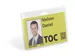 Naambadge 60x90 mm met Europerforatie PP doos à 20 stuks