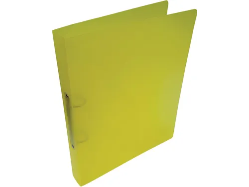 ringmap, voor ft A4, uit PP, 2 ringen van 25mm, transparant gee