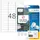 HERMA 10005 Verwijderbare etiketten A4 63,5x16,9mm Wit 1200 stuks