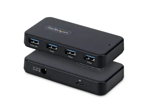 StarTech.com 4-Port USB-A Hub, 5Gbps, Self Powered, 2-in-1 USB-C en US