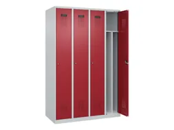 locker voor scheiding van kleding,HxBxD 1850x1200x500mm,4vak