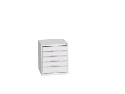 ladekast HxBxD 600x525x550mm 5laden romp RAL7035 front RAL7035