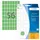 HERMA 2345 Universele etiketten 12x18mm Groen 1792 stuks