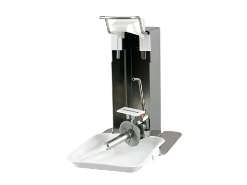 Zeepdispenser & Desinfectiedispenser 500 Ml Beugel Rvs Lb Opvangschaal