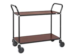 tafelwagen,draagverm. 250kg,2xhouten plaat,laadvl. LxB 950x430mm