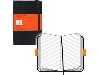 Notitieboek Moleskine pocket 90x140mm lijn hard cover zwart - 6