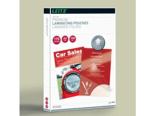 Lamineerhoes Leitz Ilam A3 2x175 Micron glanzend 100stuks