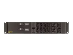 Vertiv EG2XPR166-103IB4PS6-IP44, Basis, Horizontaal, Zwart, 16 AC-uitg