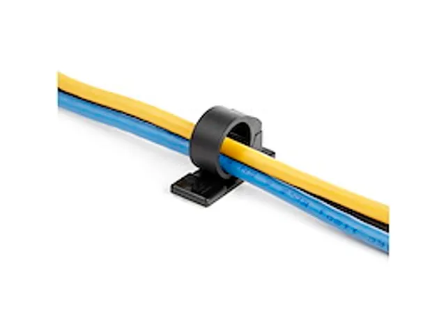 Zelfklevende Kabelmanagement Clips 17mm zwart 100 stuks