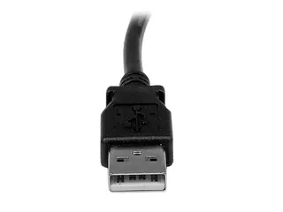 2m USB 2.0 A naar linkshoekige B-kabel M/M - 3