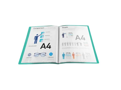 Showalbum Teksto A4 40 tassen geassortee