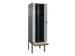 locker met bank,voor scheiding van kleding,HxBxD 2120x600x815mm,2vak