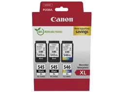 inktcartridge 2 x PG-545XL + 1 x CL-546XL, 8286B013, 4 kleuren