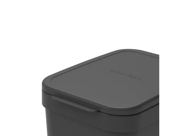 Duurzame afvalbak BonTon CircuBin 40 Liter Antraciet Deksel