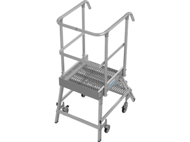 escalier mobile,roulant,estrade H 0,75m,3marches a. revêtement R13,al
