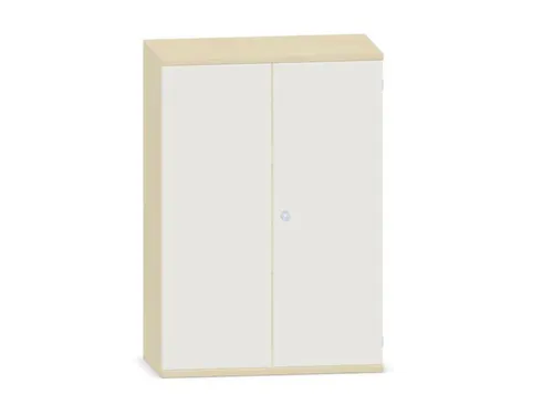 kantoorkast,HxBxD 1150x800x430mm,decor romp esdoorn,decor front wit