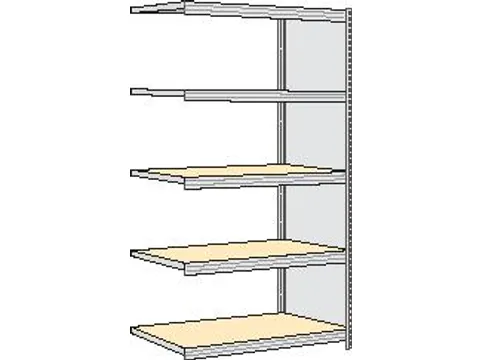 magazijnstelling,aanbouwveld,HxBxD 2000x1285x526mm,vakl. 250kg