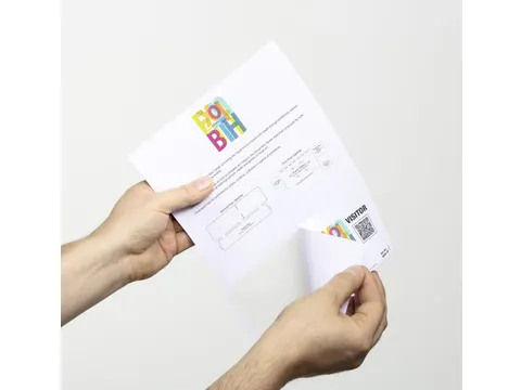 Durable Badge 86x97mm Dubbelzijdig