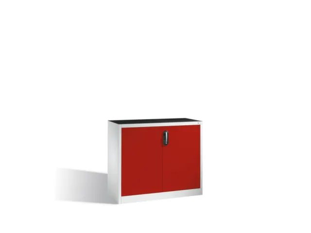 baliekast,HxBxD 1000x1200x500mm,cil.-slot,romp RAL7035,front RAL3003