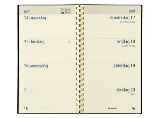 Agendavulling 2027 Brepols Optivision Pocket 7dagen/2pagina's - 2