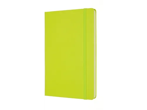 Notitieboek Moleskine large 130x210mm blanco hard cover lemon green