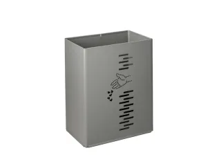 prullenmand,24l,HxBxD 400x300x197mm,paalmontage - 1