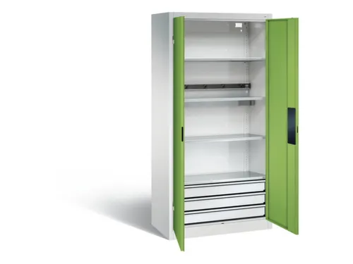 acculaadkast 1950x930x500mm 5stekkerdozen 230V cil.-slot RDS1108060