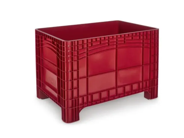 container met grote capaciteit,HxLxB 800x1200x800mm,535l,PE,rood