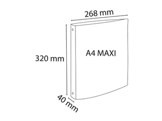 Classeur 4an 30mm PP A4 Pop'NCo coul.as - 19