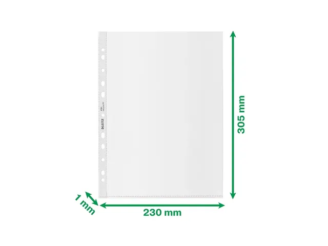 Showtas Leitz Recycle A4 11-gaats PP 0.10mm transparant