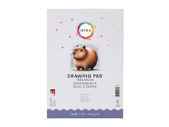 Tekenblok Qrea A5 50 vel 90gr gelijmd