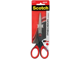 Schaar Scotch 18cm precision rood blister - 1
