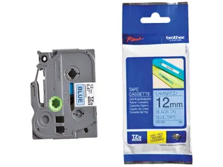 Labeltape Brother P-touch TZe-531 standaard 12mm zwart op blauw - 1