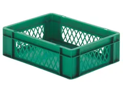 Euronorm-Stapelbak 13l H X L X B 145x400x300mm Groen