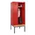 locker met bank,HxBxD 2120x800x815mm,2vak,vak B 400mm,draaigrendel