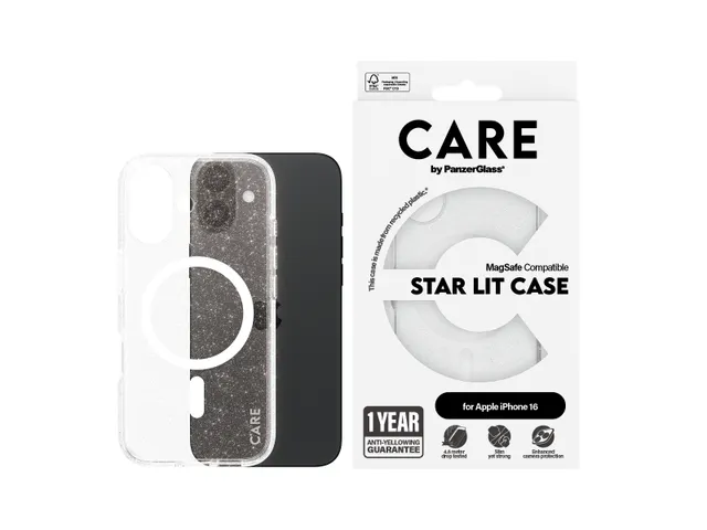 PanzerGlass CARE by PG White MagS iPhone16 6.1, Hoes, Apple, Apple - i