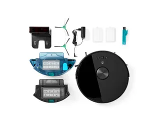 Robotstofzuiger Nedis wifi laser 3-in-1 zwart - 22