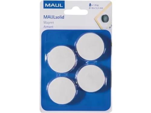 Magneet Maulsolid, Diameter 32 Mm, Wit